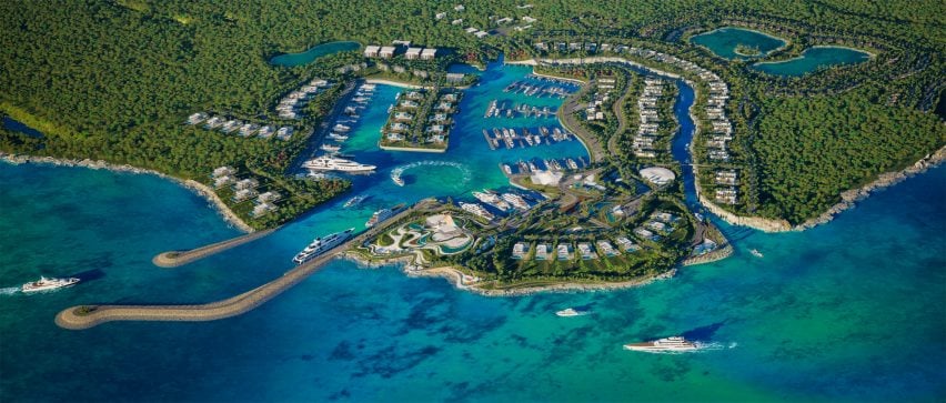 Habacoa marina development by Zaha Hadid Architects