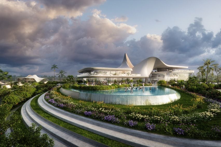 Yacht club designed by Zaha Hadid Architects