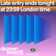 Dezeen Awards 2024 late entry ends tonight