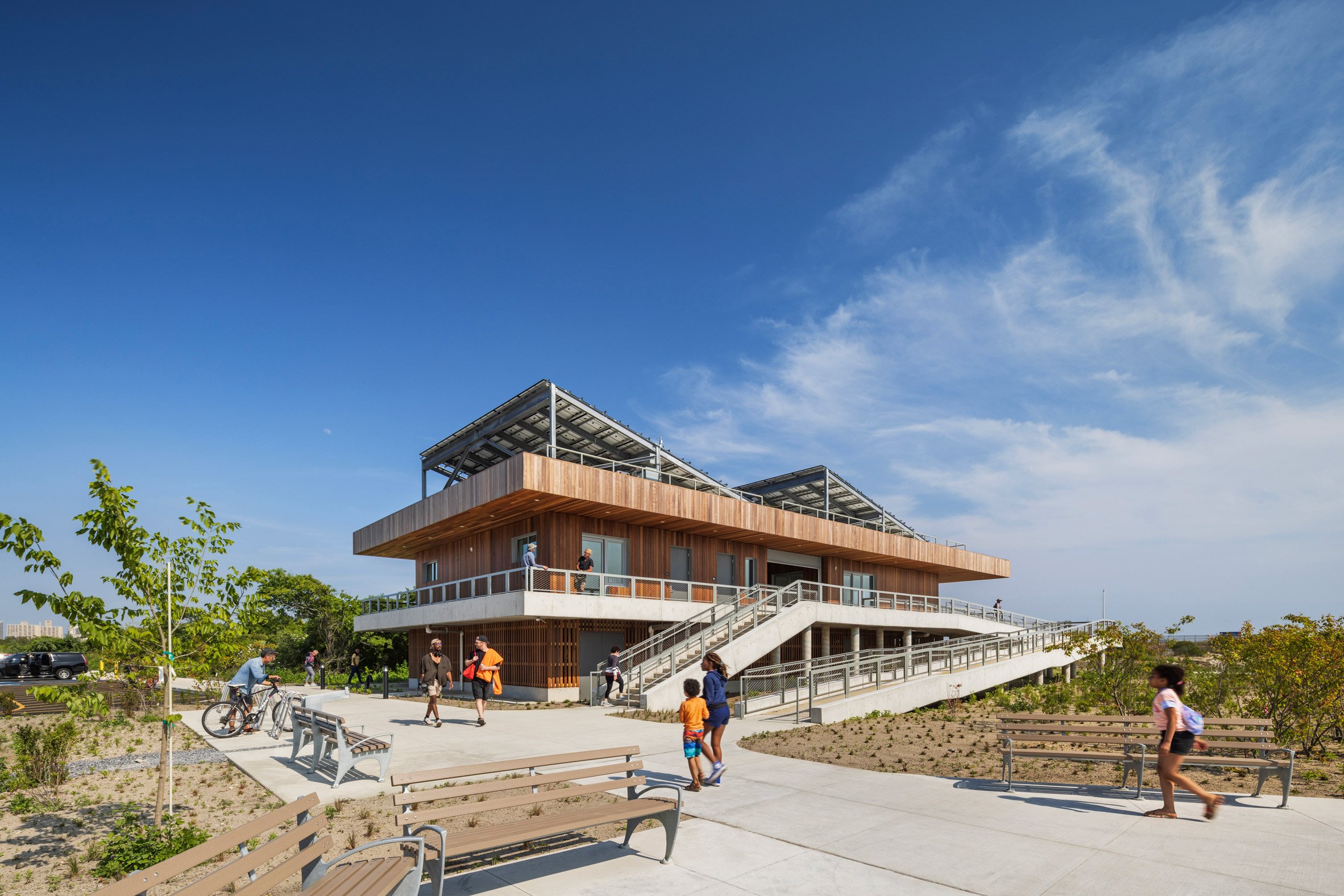 Arverne East Welcome Center by WXY Architecture + Urban Design