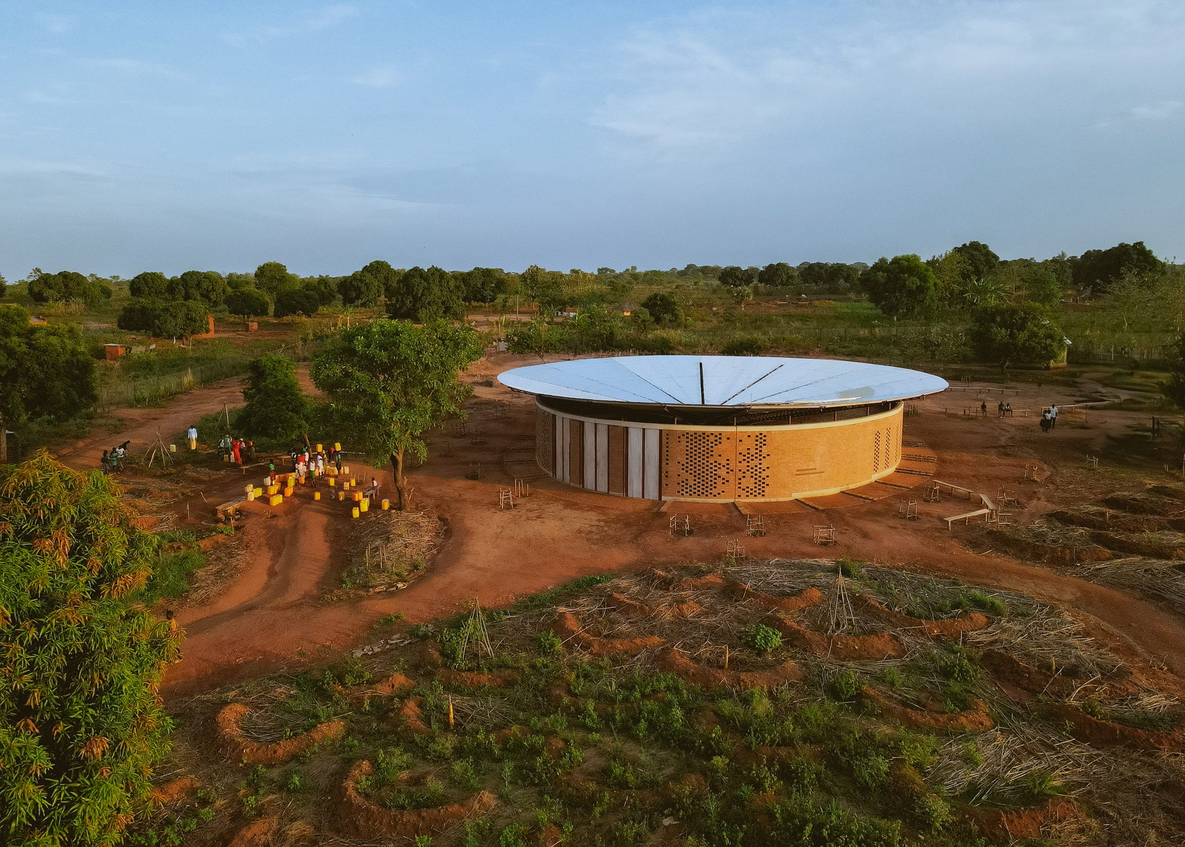 Amphitheatre-like building in Uganda 