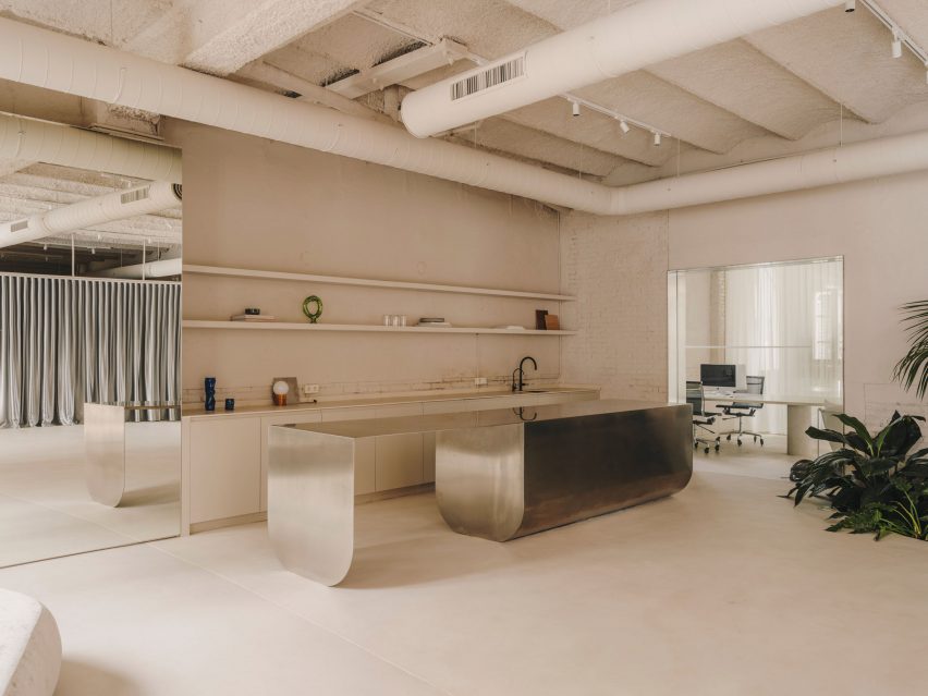 Interior of Blow Models office in Barcelona, designed by Isern Serra