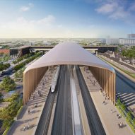 Renovation of historic station among designs unveiled for California's high-speed rail