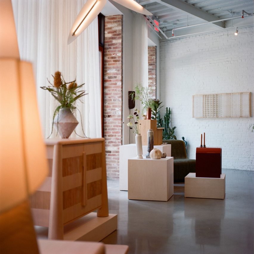 Furniture in gallery