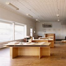 Donald Judd furniture: Slip Together Plywood Architecture Table