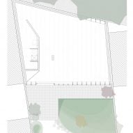 Plan of T(uin)Huis Atelier by Atelier Janda Vanderghote