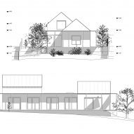 Elevation of Frame House by Théque Atelier