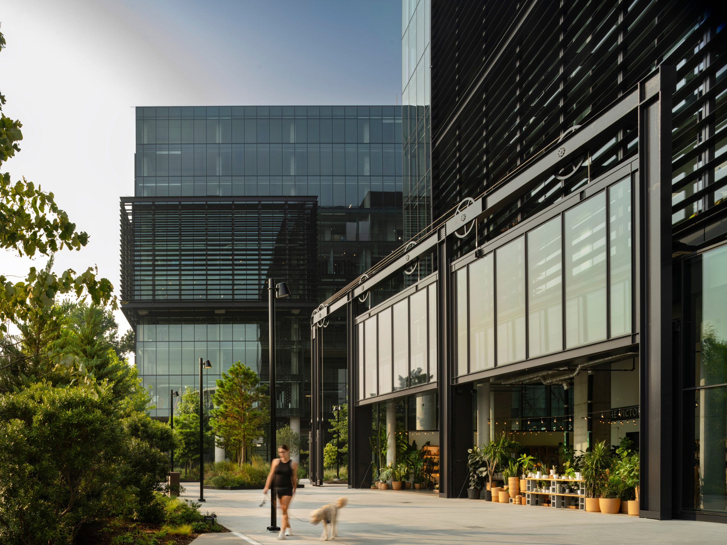 Street-level retail space