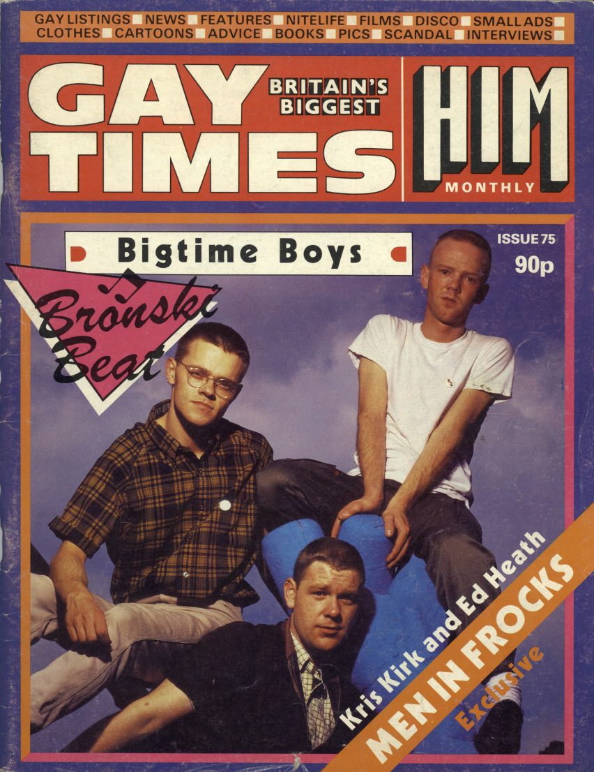Bronski Beat for GAY TIMES magazine, 1984
