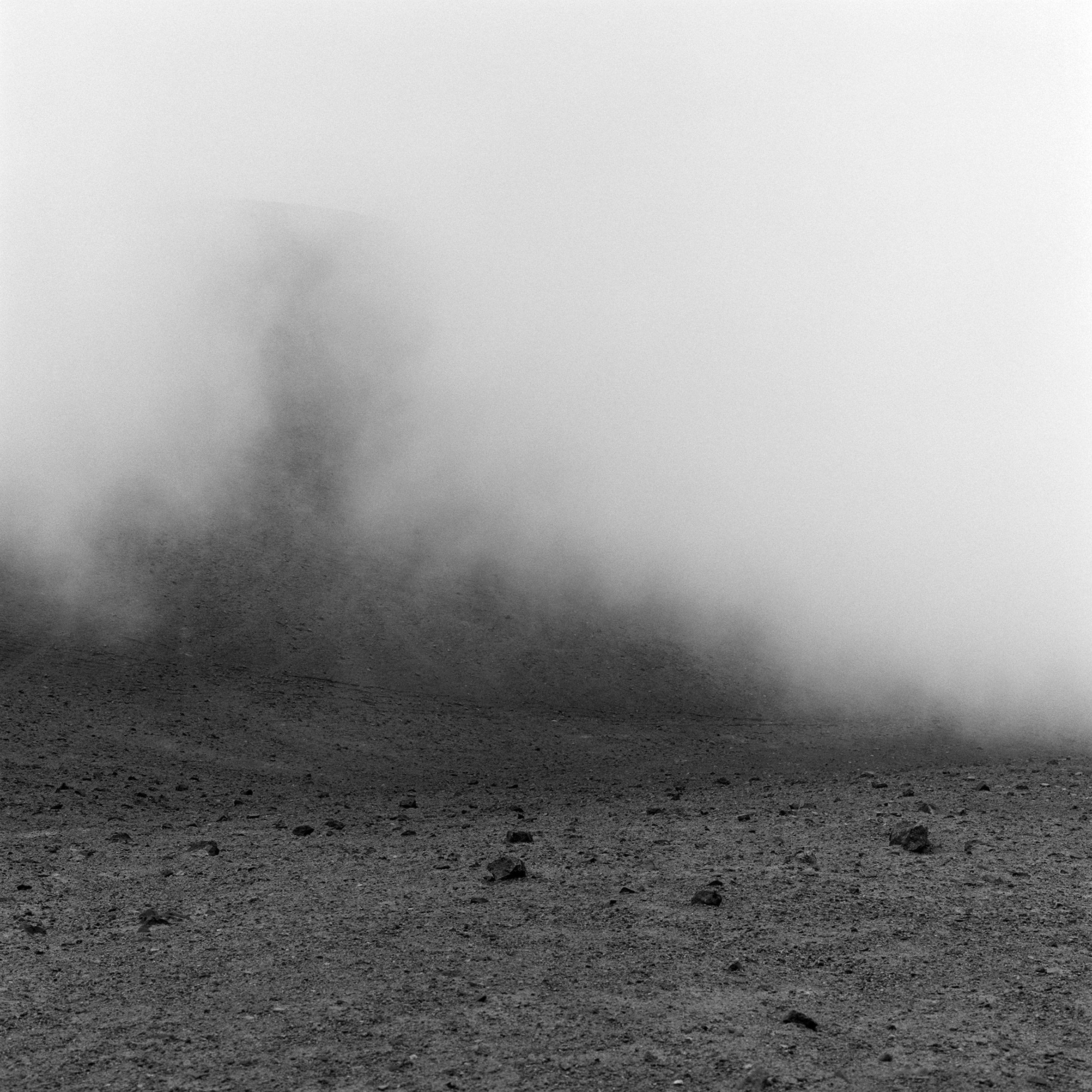 Fog formations in Atacama desert in Chile