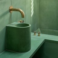 Eight contemporary bathrooms coloured with soothing shades of green