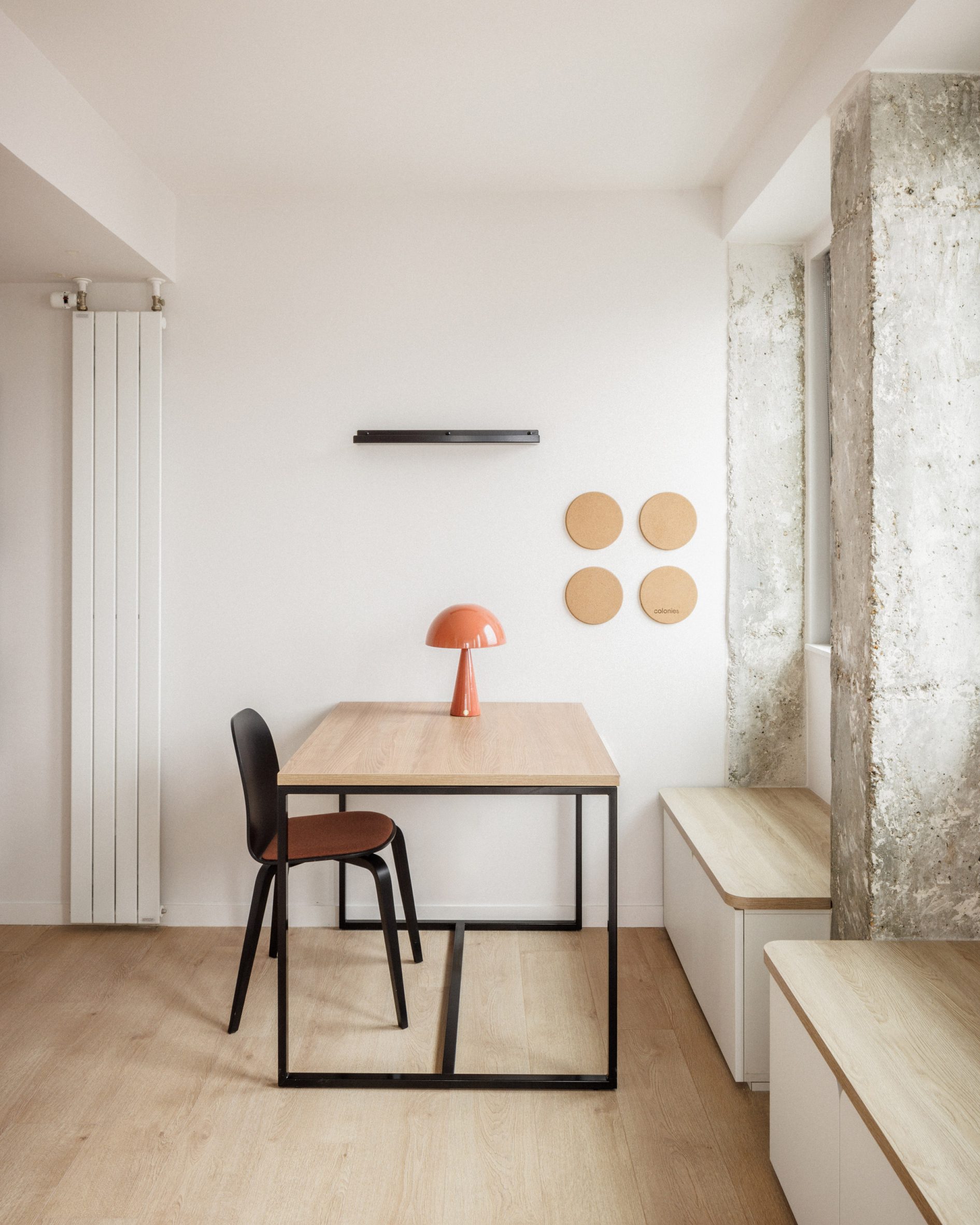Living space interior by Calq and Bond Society