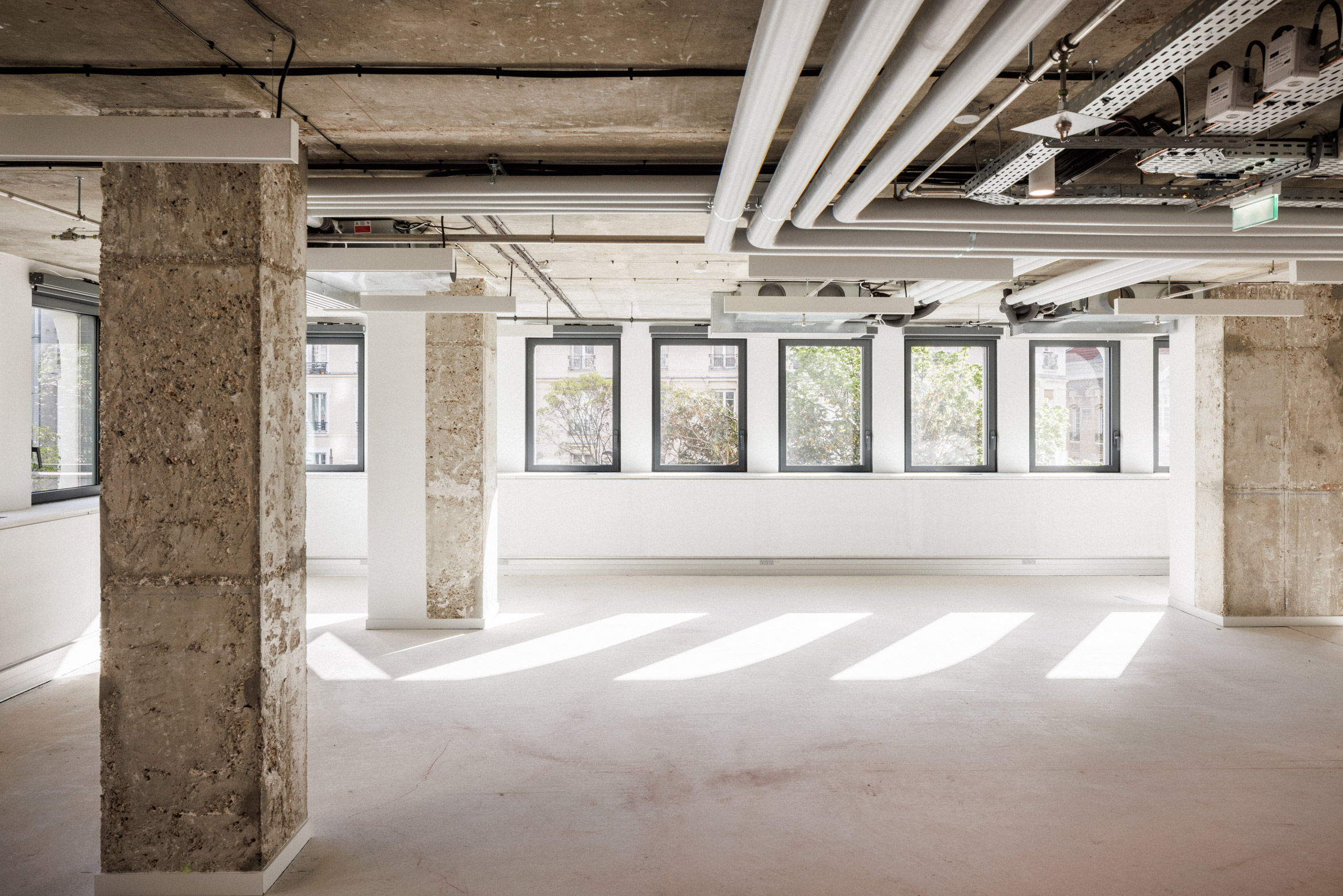 Interior view of co-working space by Calq and Bond Society