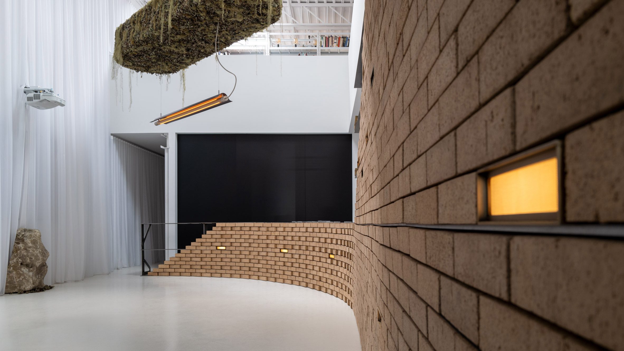 Lighting On Brick Buildings - Exposed Brick Lighting Design Ideas