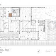 Plan of Casa Cantellano by Omar Vergara and Renata de Miguel