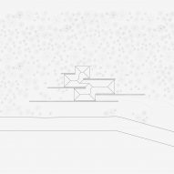 Plan of Block Wall House by Nendo