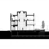 Section of Casa 1736 by H Arquitectes