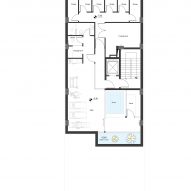 Plan of Darya Residential Apartment by Hooba Design