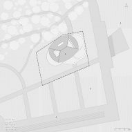 Site plan by Jinji Lake Pavilion by Galaxy Arch