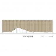 Elevation of Nhà Tú Garden Restaurant by Long Nguyen Design