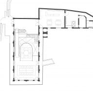 Plan of The Mineless Heritage Restoration Project by Divooe Zein Architects