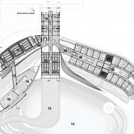 First floor plan of The National Institute of Water Sports by MOFA Studios