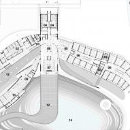 Ground floor plan of The National Institute of Water Sports by MOFA Studios