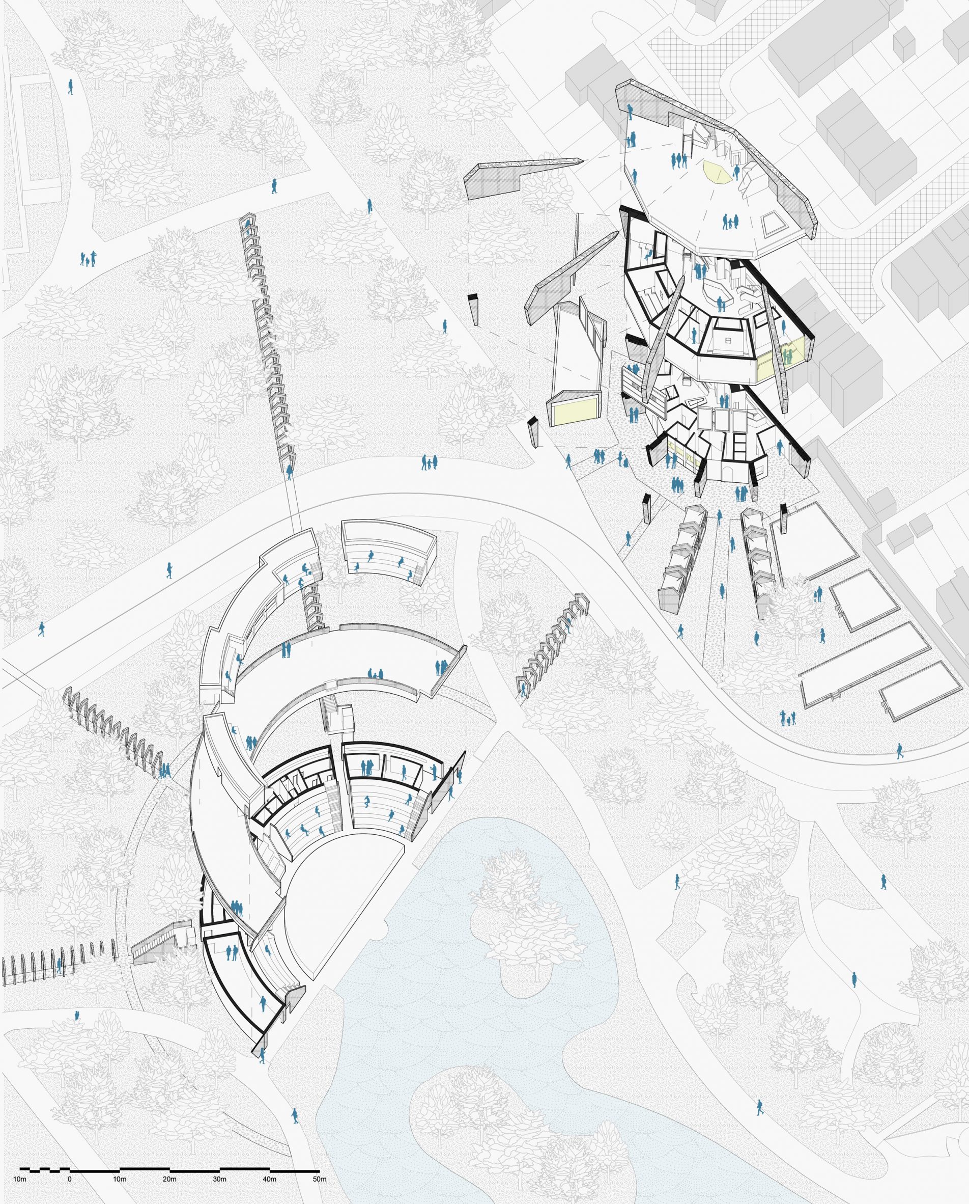 Visualisation of an architectural plan