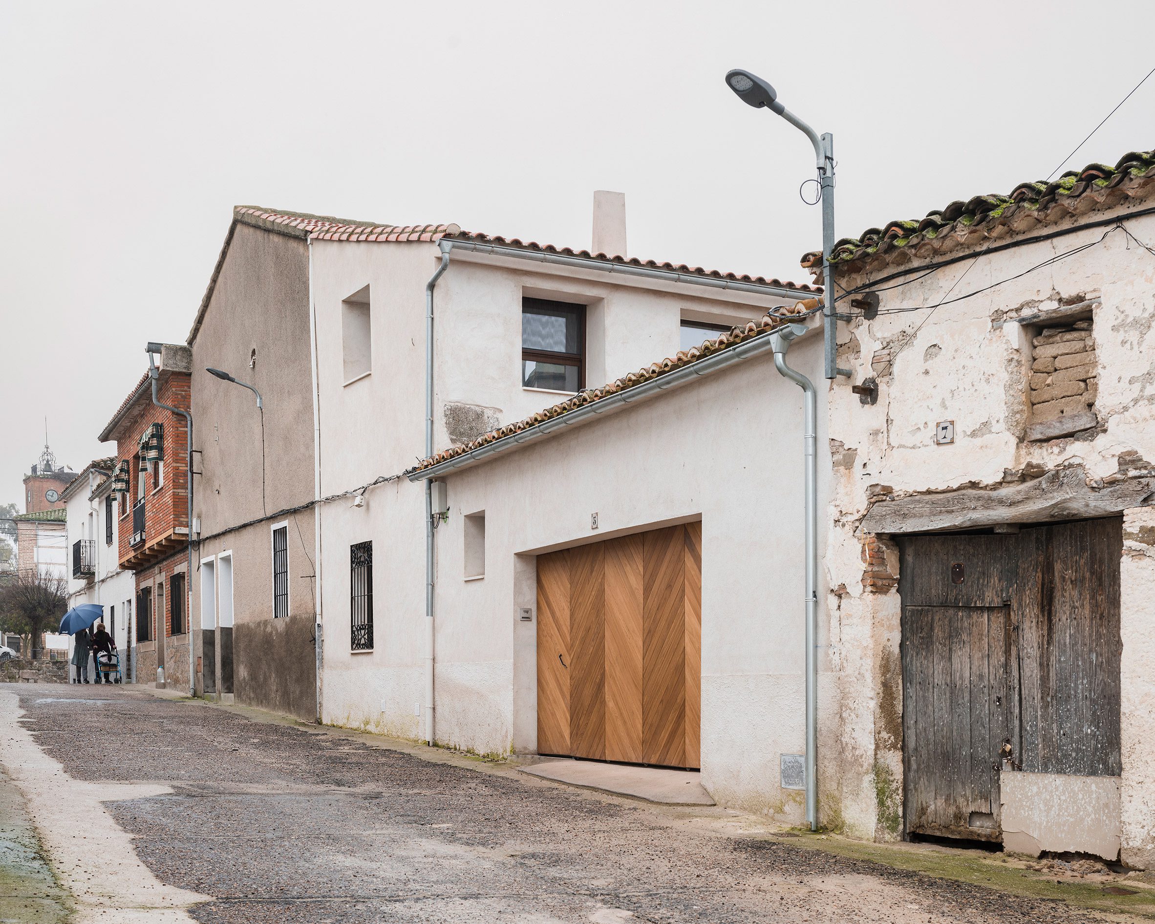 Exterior of Reminiscent Home in Spain by Funcionable