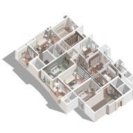 Plan of House of Gond apartment by Renesa