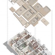 Plan of House of Gond apartment by Renesa