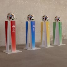 Resin Euros 2024 matchball plinths