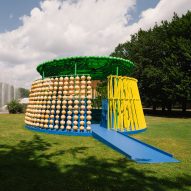Yinka Ilori designs mirrored pavilion for self-reflection at Haus der Kulturen der Welt 2024