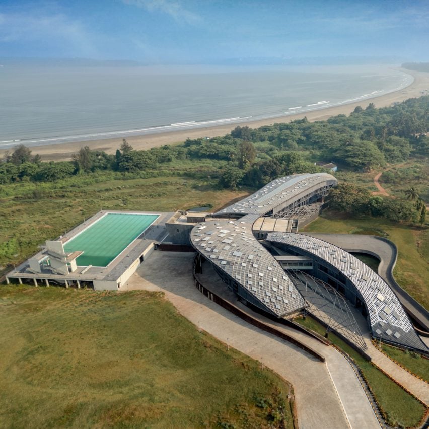 MOFA Studios creates wave-like forms for Indian water sports centre