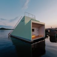 Estudio Herreros designs floating sauna that offers "retreat and contemplation for all"