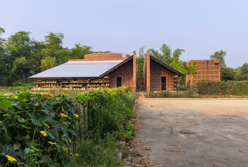 View of entrance to visitor centre by Tropical Space