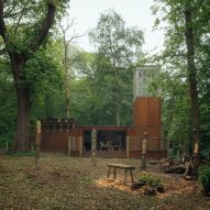 WonKy embraces reclaimed materials for "all-weather" woodland education centre