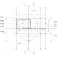 Floor plan of Farmer's Arms Cold Food Store by Hayatsu Architects