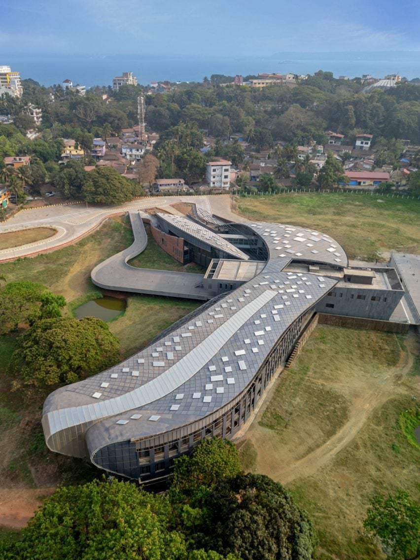 Aerial view of The National Institute of Water Sports by MOFA Studios