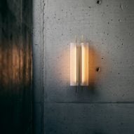 Volant wall light by Ross Gardam