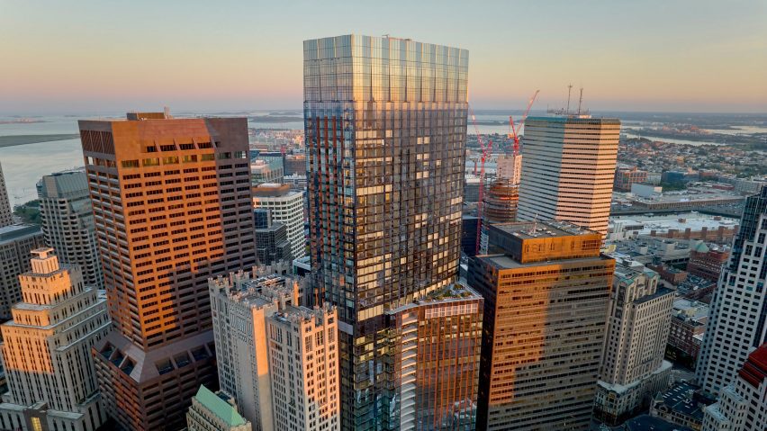 A skyscraper in Boston