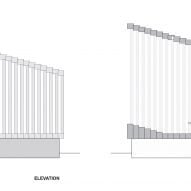 Section of 3-to-1 Pavilion by Temp