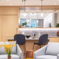 Kitchen with wood cabinetry