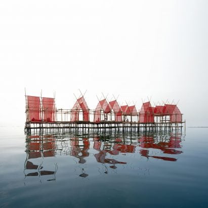 Angsila Oyster Scaffolding Pavilion by Chat Architects