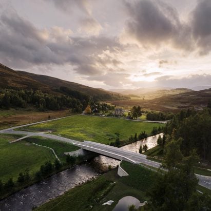 Gairnshiel Jubilee Bridge by Moxon Architects