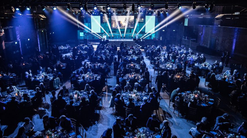 Photo of crowd at RIBA's Stirling Prize ceremony