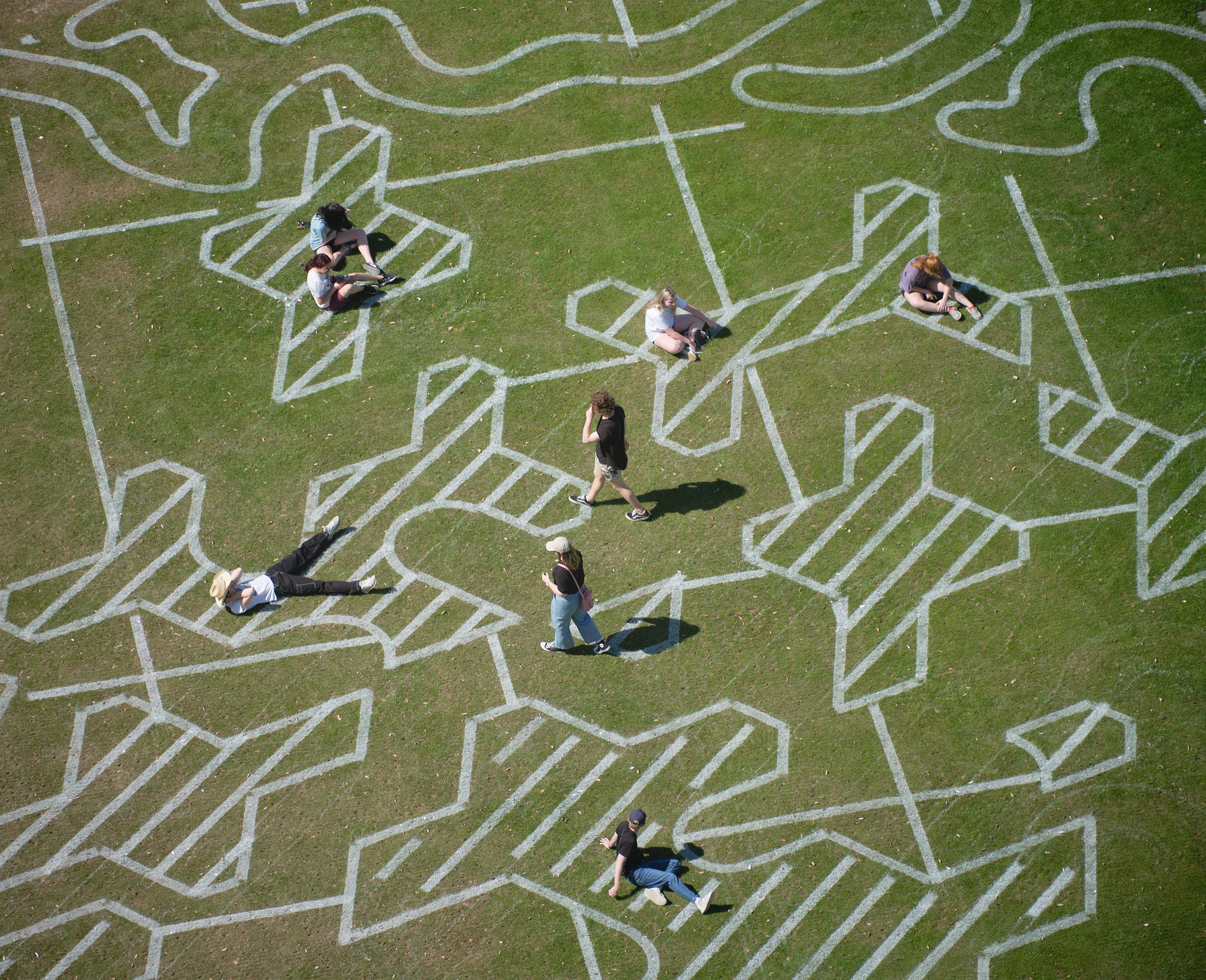 Labyrinth workshop at Texas A&M University in 2022