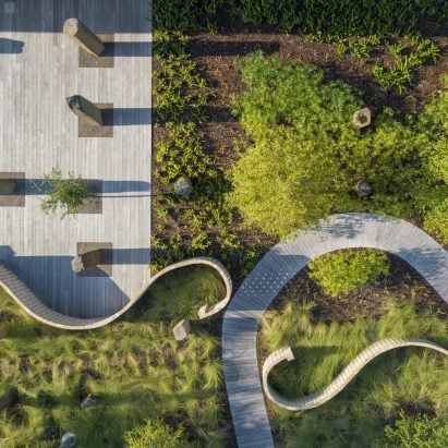 African Ancestors Memorial Garden at the International African American Museum by Hood Design Studio