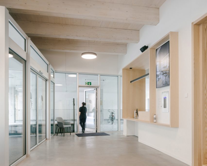 Interior view of ACV-CSC-Metea offices in Ghent