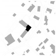 Site plan of Aeschi School in Switzerland by Haller Gut Architekten